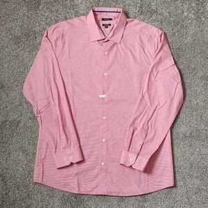 Men's RW&Co. Size‎ XL (17-17.5) Tailored Fit 100% Cotton Long Sleeve Dress Shirt